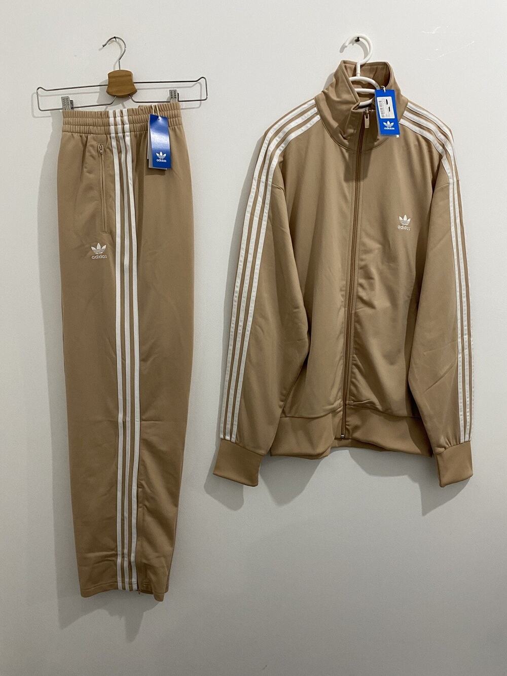 Adidas Originals Classics Firebird Tracksuit Magic Beige White Size L